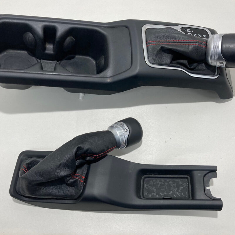 2020-2023 Jeep Gladiator Rubicon Automatic Shift Knob w/ Boot / Transfer Case Knob / Red Stitching / JT002