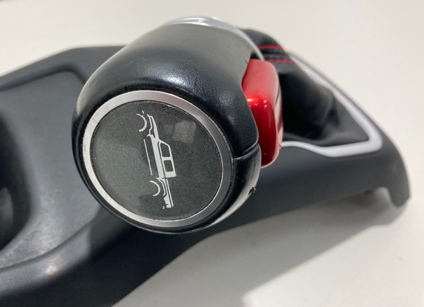 2020-2023 Jeep Gladiator Rubicon Automatic Shift Knob w/ Boot / Transfer Case Knob / Red Stitching / JT002