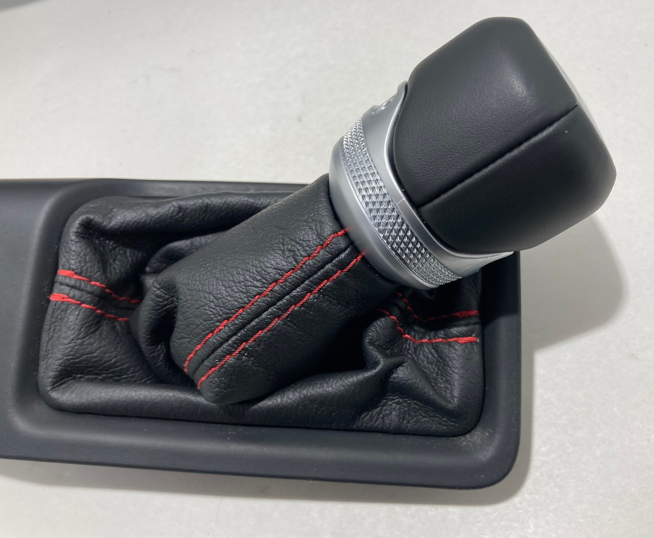 2020-2023 Jeep Gladiator Rubicon Automatic Shift Knob w/ Boot / Transfer Case Knob / Red Stitching / JT002