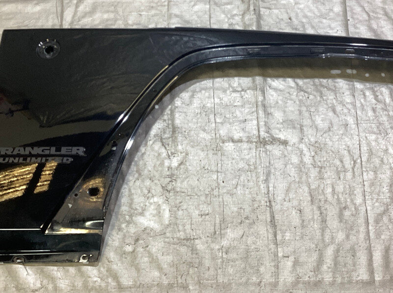 2007-2018 Jeep Wrangler JK Passenger Side Fender Apron Panel / Black JK012