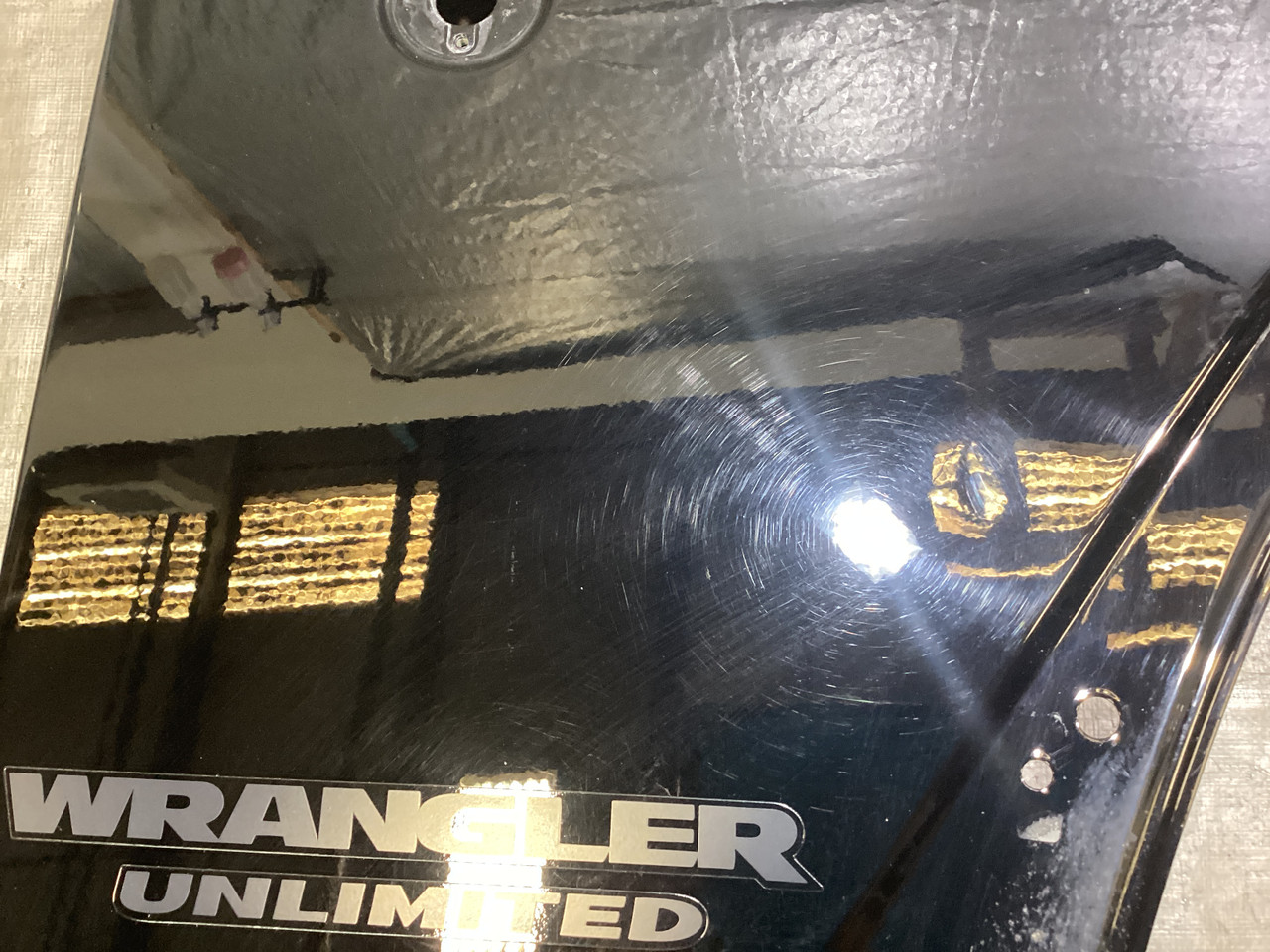 2007-2018 Jeep Wrangler JK Passenger Side Fender Apron Panel / Black JK012