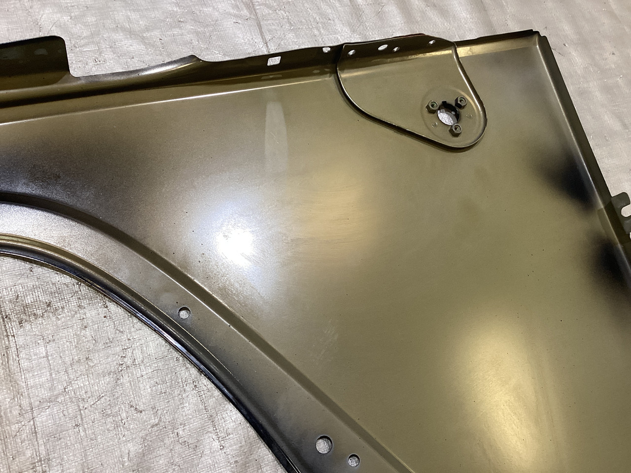 2007-2018 Jeep Wrangler JK Passenger Side Fender Apron Panel / Black JK012