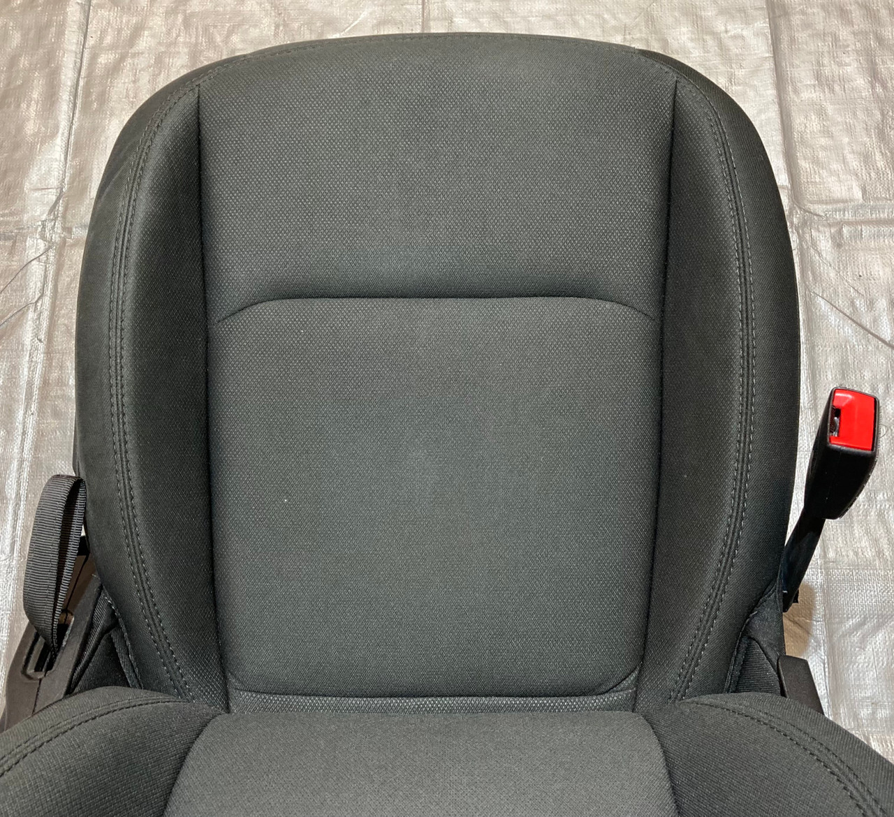 2018-2021 Jeep Wrangler JL Unlimited 4DR Sahara Driver Side Front Black Cloth Seat / JL007