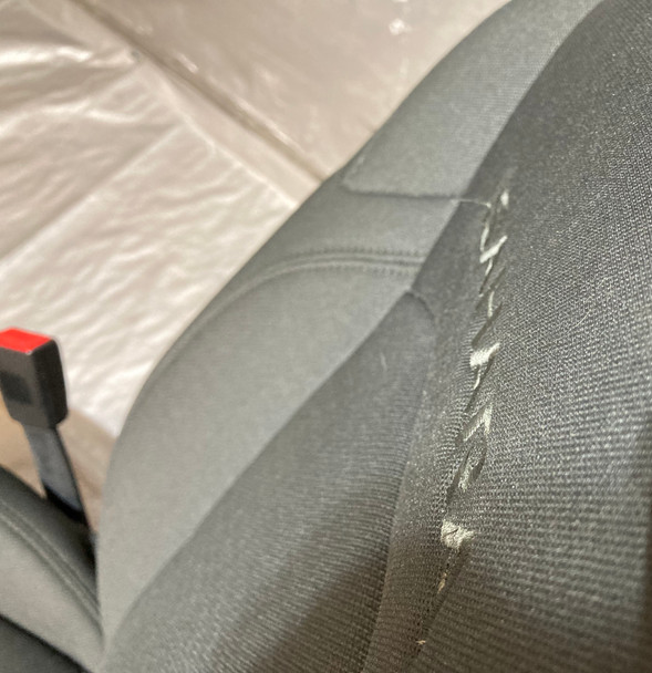 2018-2021 Jeep Wrangler JL Unlimited 4DR Sahara Driver Side Front Black Cloth Seat / JL007