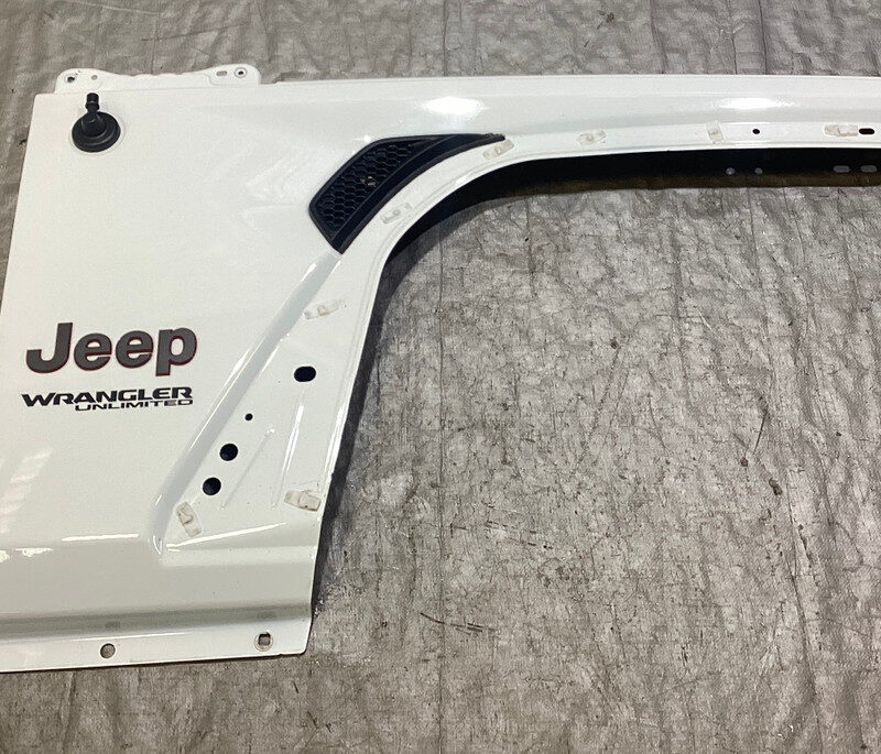 2018-2023 Jeep Wrangler JL Passenger Front Fender Apron Panel / Bright White JL009