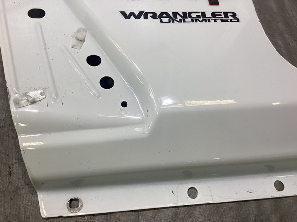 2018-2023 Jeep Wrangler JL Driver Front Fender Apron Panel / Bright White JL009