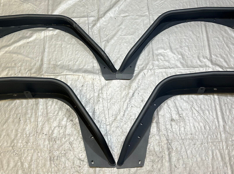 2018-2023 Jeep Wrangler JL Rugged Ridge HD Steel Tube Fenders / Front & Rear / USED / JL009