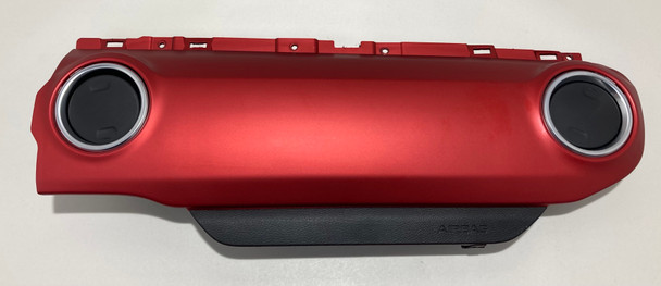 2018-2023 Jeep Wrangler JL Rubicon Cluster Surround / Passenger Dashboard Trim Panels / Red / JL009