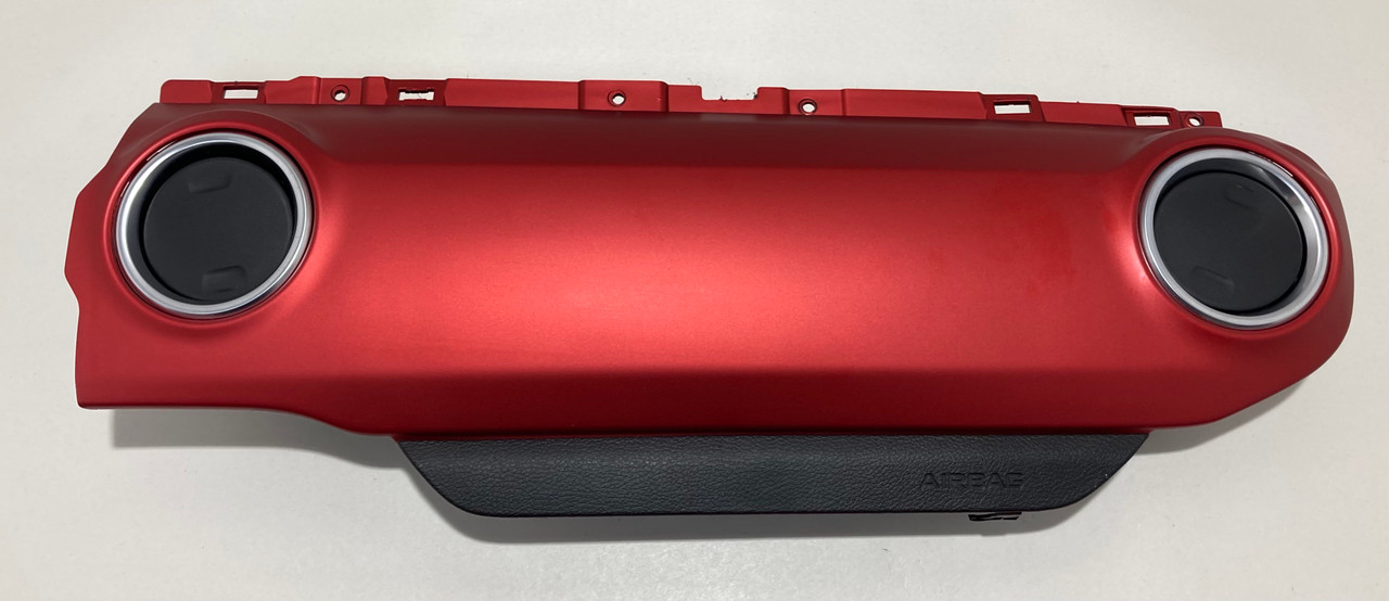 2018-2023 Jeep Wrangler JL Rubicon Cluster Surround / Passenger Dashboard Trim Panels / Red / JL009