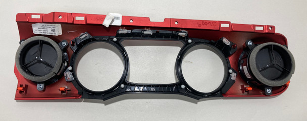 2018-2023 Jeep Wrangler JL Rubicon Cluster Surround / Passenger Dashboard Trim Panels / Red / JL009