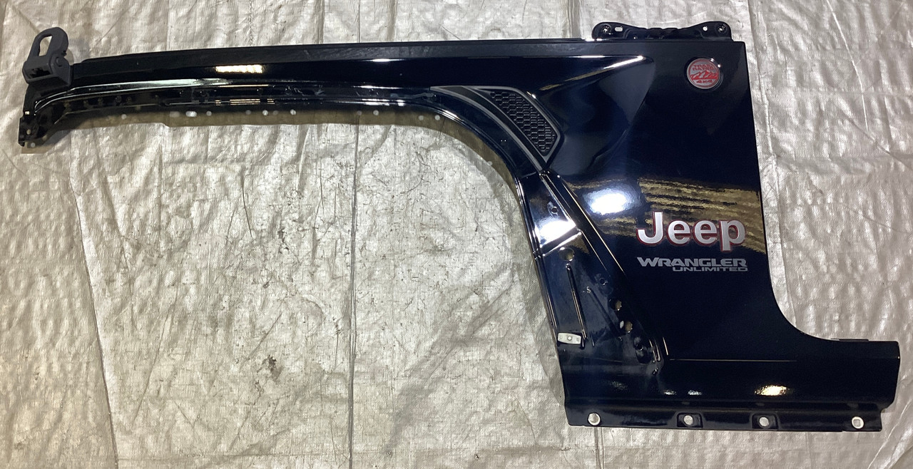 2018-2024 Jeep Wrangler JL Driver Front Fender Apron Panel / Black JL008