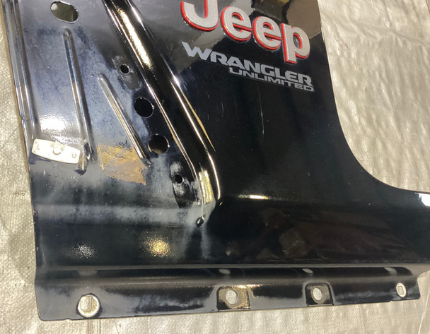 2018-2024 Jeep Wrangler JL Driver Front Fender Apron Panel / Black JL008