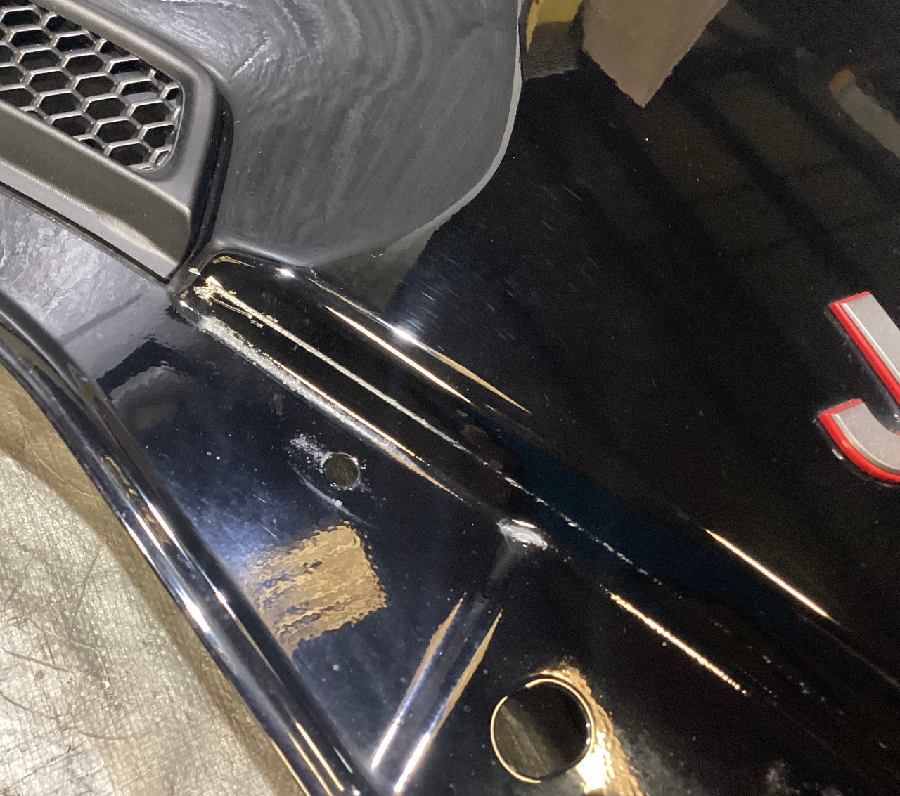 2018-2024 Jeep Wrangler JL Driver Front Fender Apron Panel / Black JL008