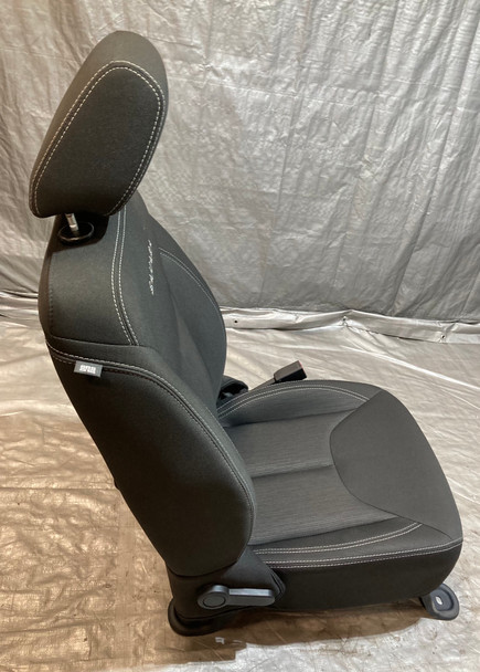 2013-2018 Jeep Wrangler JK Unlimited 4DR Sahara Passenger Front Seat / Black Cloth / JK011