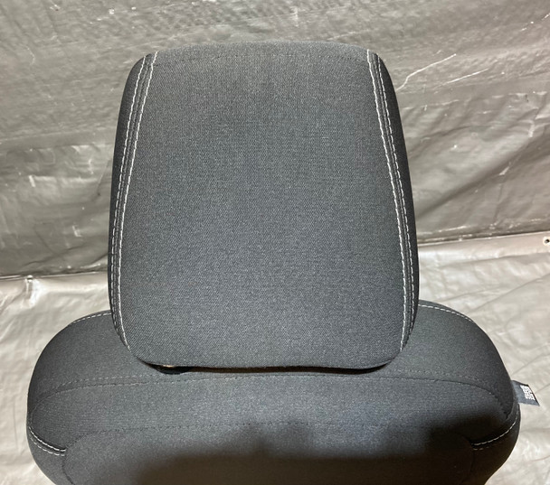 2013-2018 Jeep Wrangler JK Unlimited 4DR Sahara Passenger Front Seat / Black Cloth / JK011