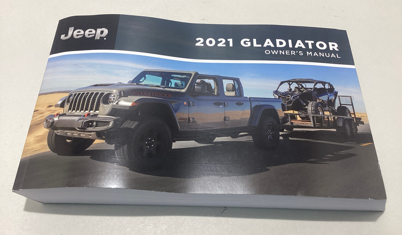 2021 Jeep Gladiator JT Factory Owner's Manual w/ Case / JT002