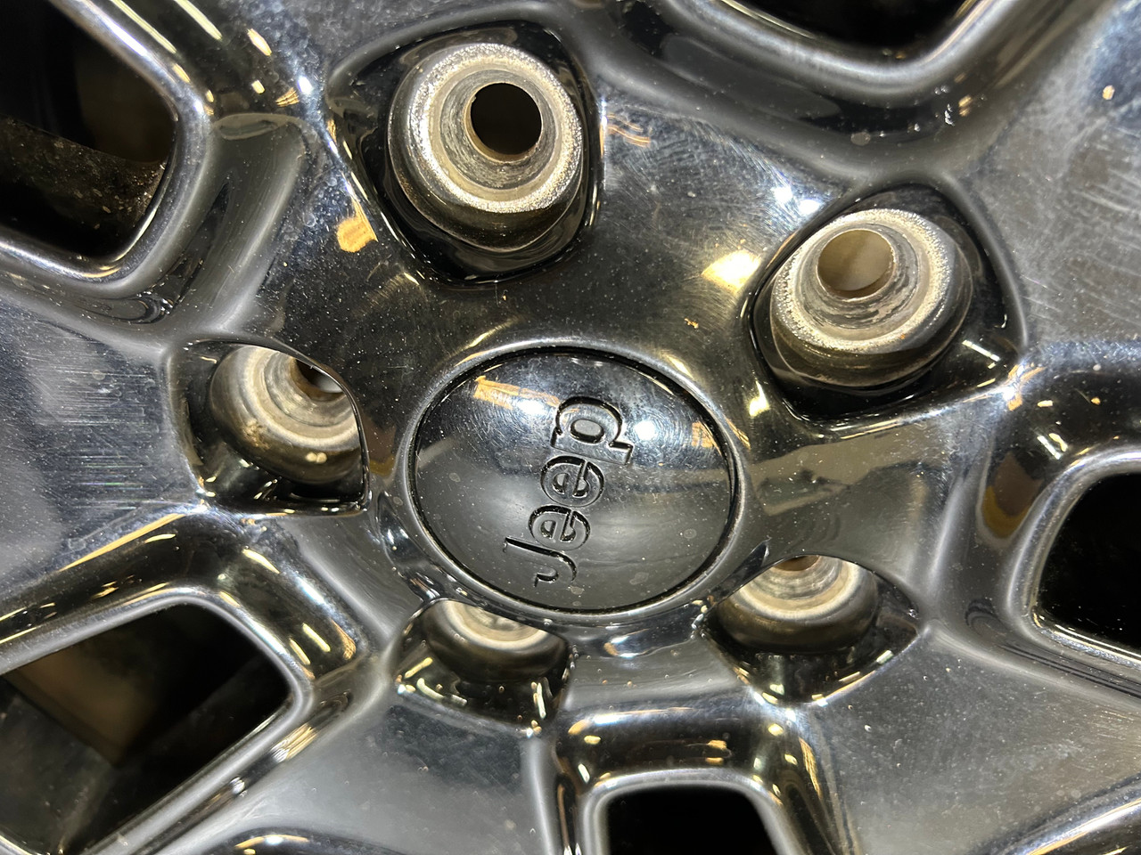 2007-2024 Jeep Wrangler Willy's 17" Gloss Black Wheels Rims w/ Tires / Set of 5 / JK012