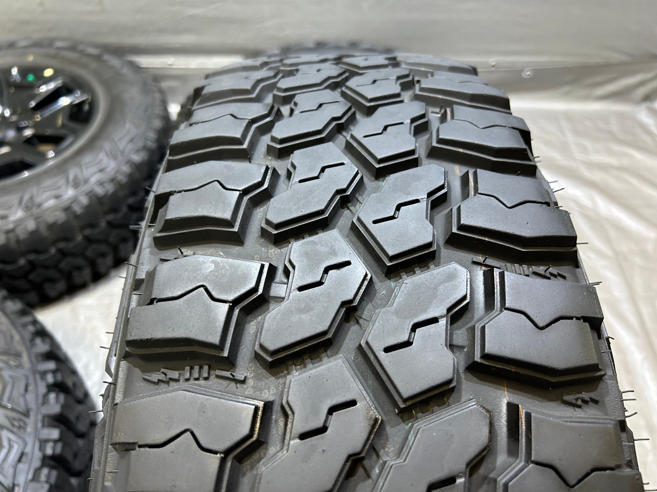 2007-2024 Jeep Wrangler Willy's 17" Gloss Black Wheels Rims w/ Tires / Set of 5 / JK012