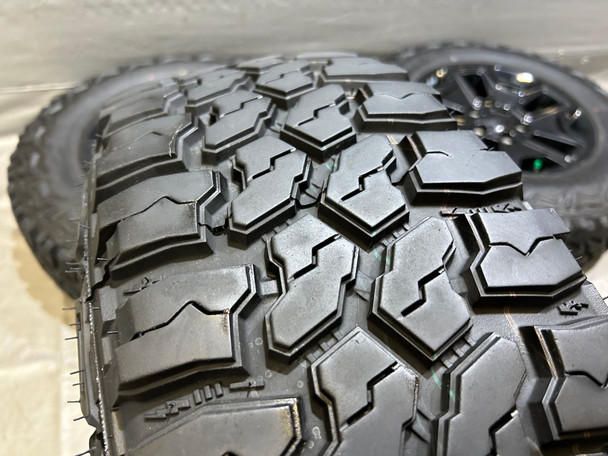 2007-2024 Jeep Wrangler Willy's 17" Gloss Black Wheels Rims w/ Tires / Set of 5 / JK012