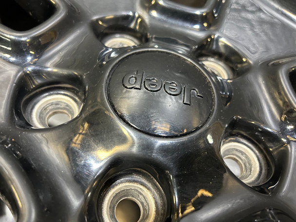 2007-2024 Jeep Wrangler Willy's 17" Gloss Black Wheels Rims w/ Tires / Set of 5 / JK012