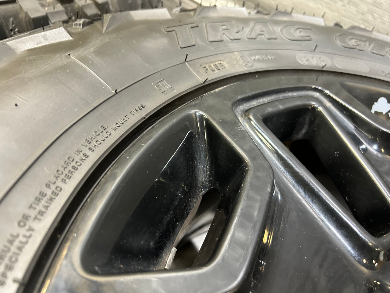 2007-2024 Jeep Wrangler Willy's 17" Gloss Black Wheels Rims w/ Tires / Set of 5 / JK012