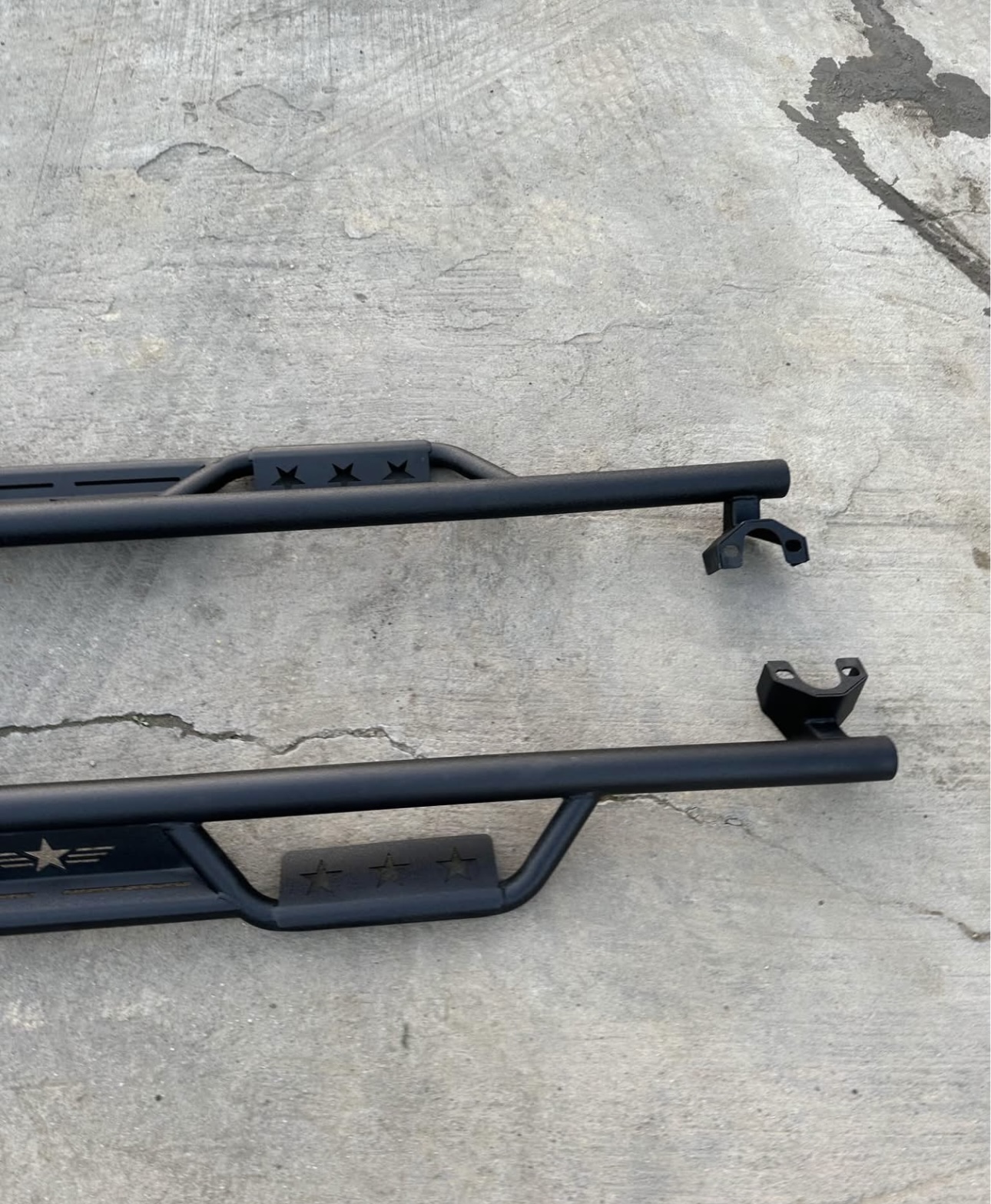 Jeep Wrangler JK 4-Door Rock Sliders / Side Steps – Black