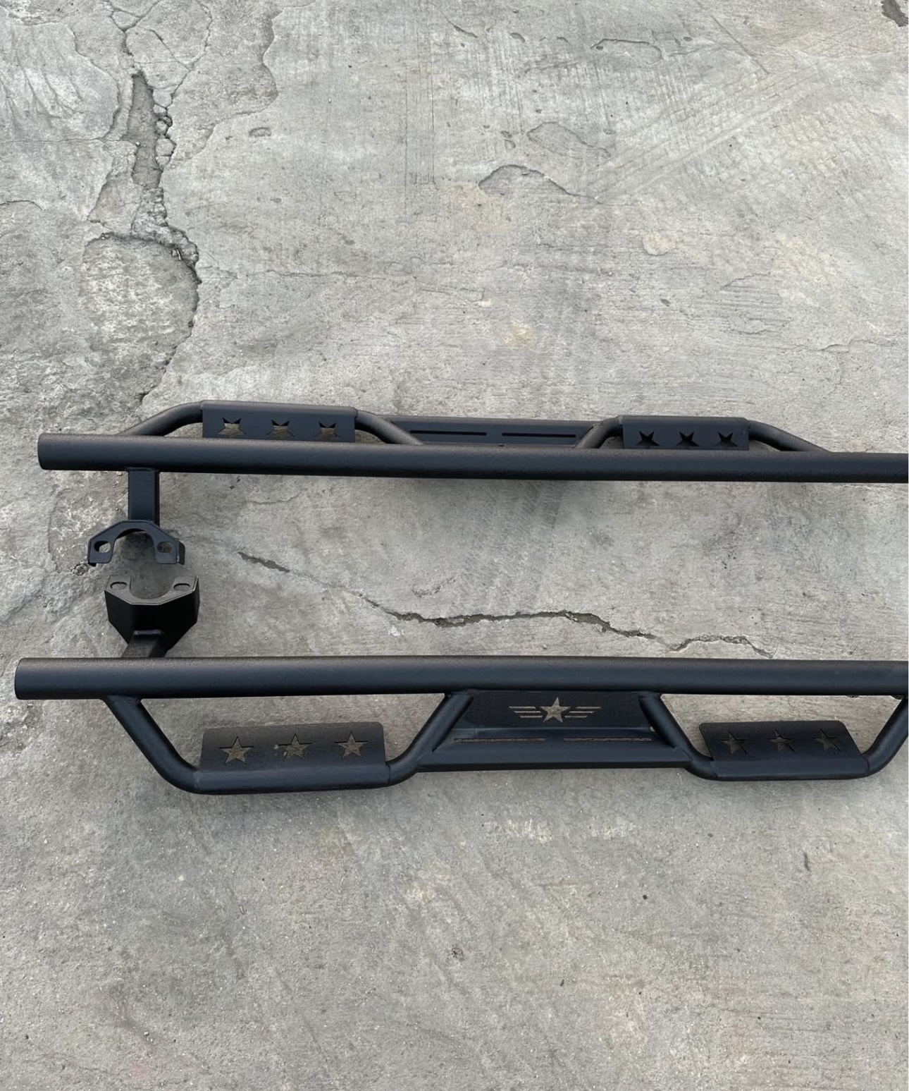 Jeep Wrangler JK 4-Door Rock Sliders / Side Steps – Black