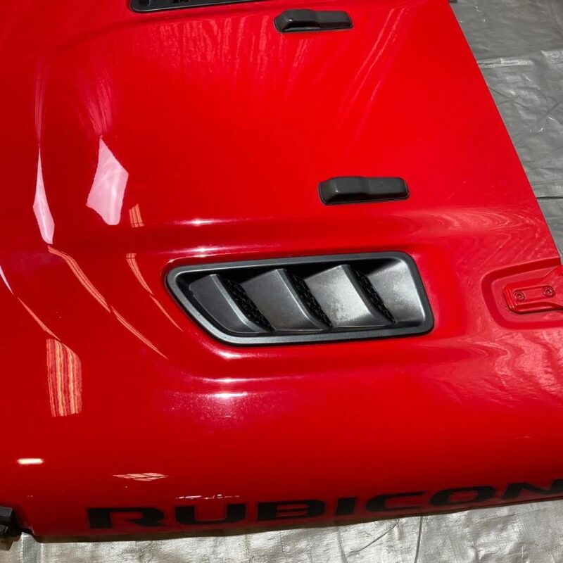 OEM Jeep Wrangler Rubicon Hood( fire cracker red)