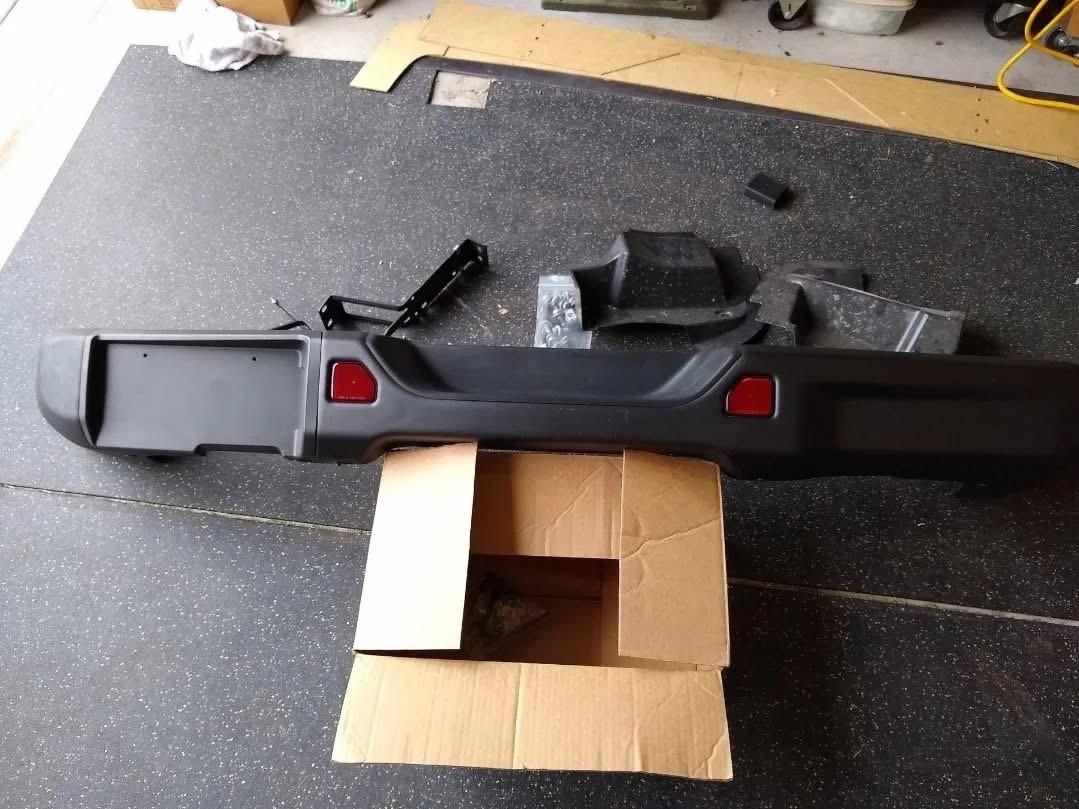 OEM Jeep Wrangler JL rear bumper