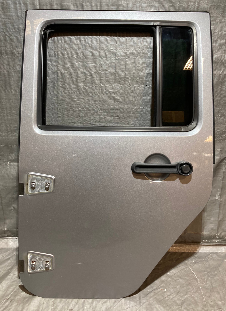 2011-2018 Jeep Wrangler JK Unlimited 4DR Driver Rear Door / Billet Silver Metallic JK010