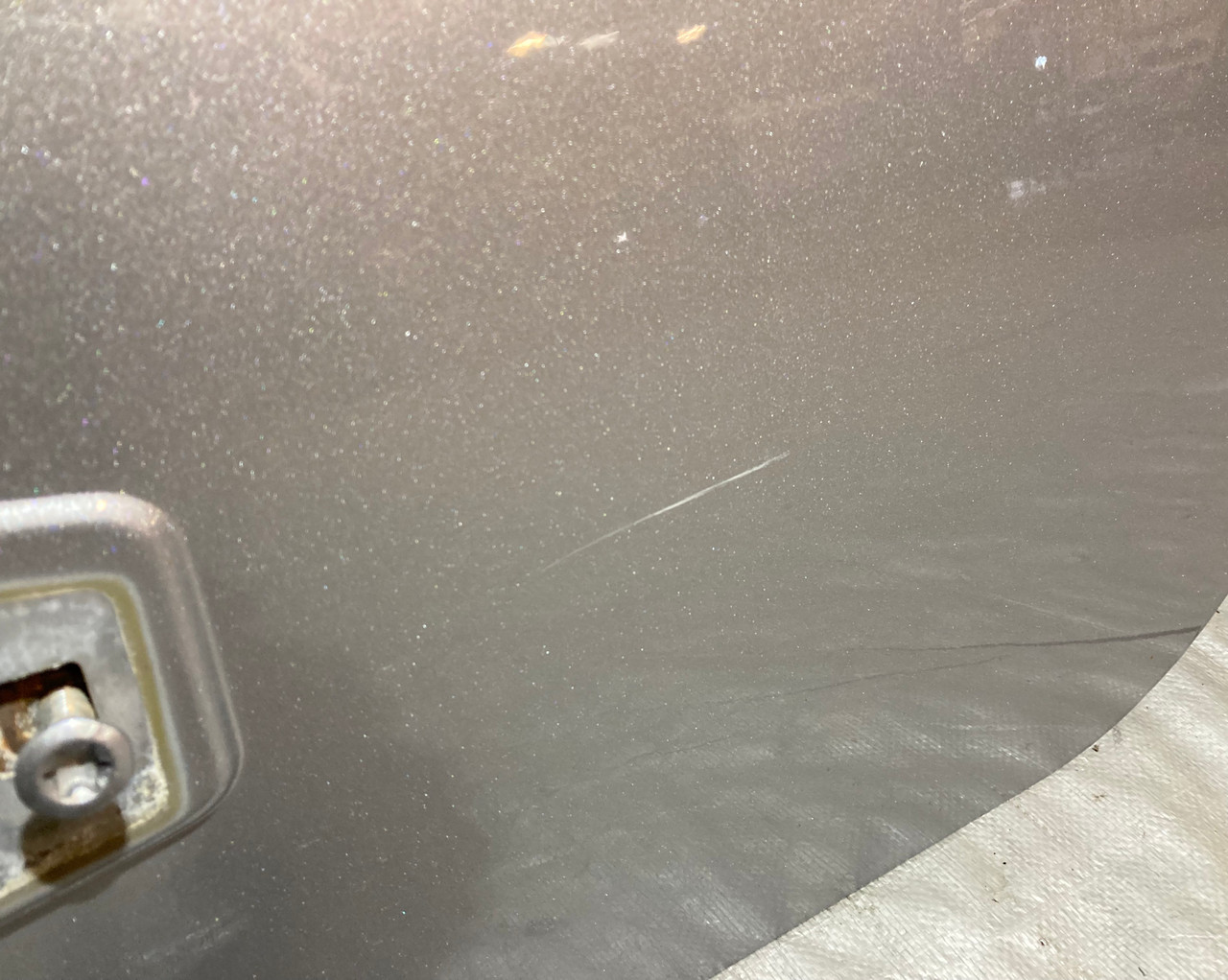 2011-2018 Jeep Wrangler JK Unlimited 4DR Driver Rear Door / Billet Silver Metallic JK010