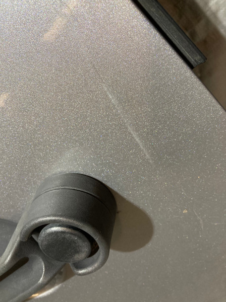 2011-2018 Jeep Wrangler JK Unlimited 4DR Driver Rear Door / Billet Silver Metallic JK010