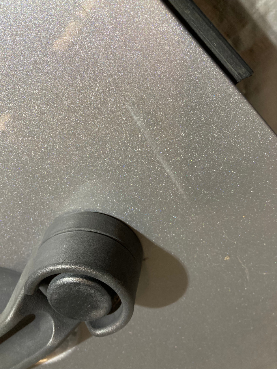 2011-2018 Jeep Wrangler JK Unlimited 4DR Driver Rear Door / Billet Silver Metallic JK010