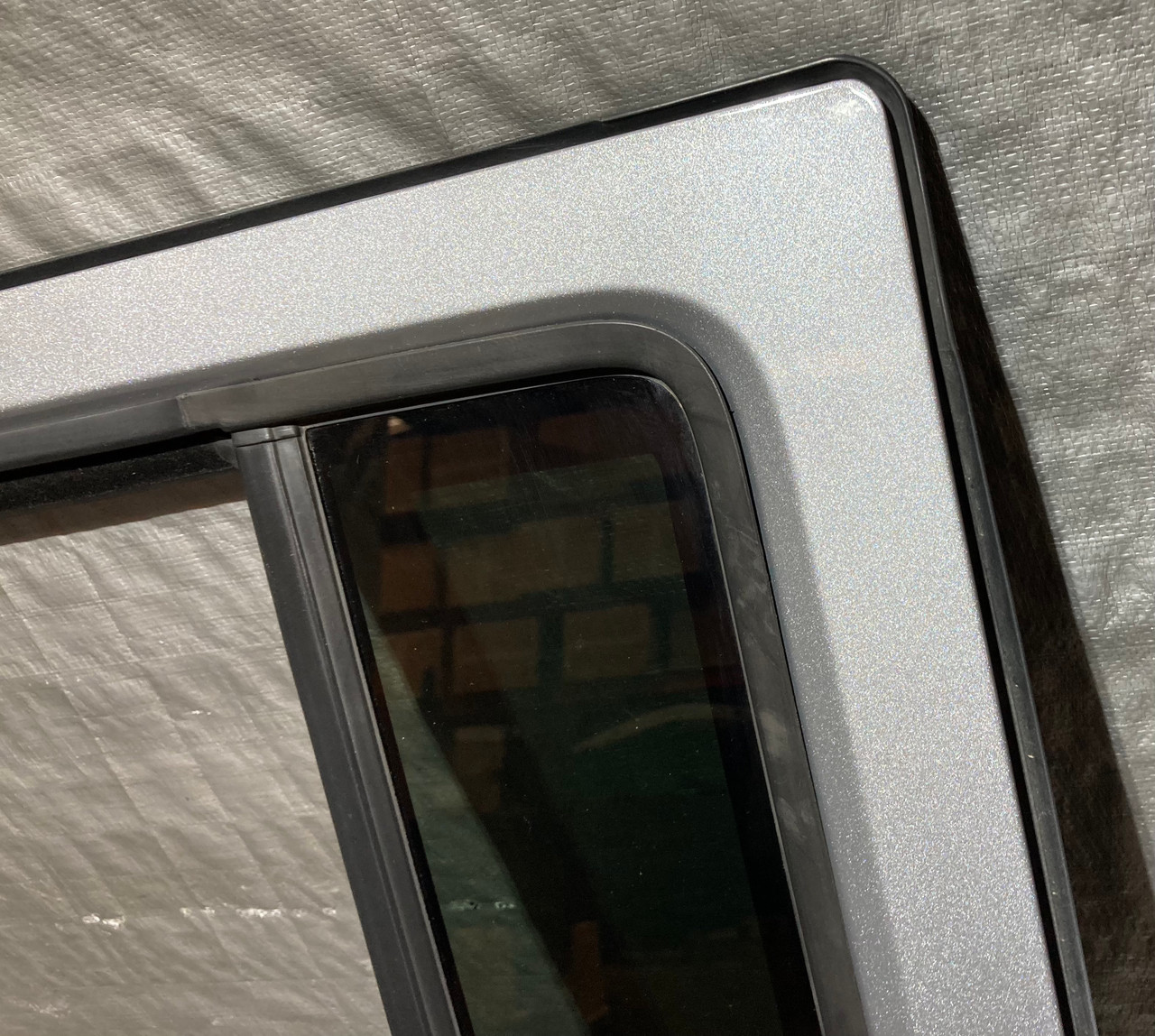 2011-2018 Jeep Wrangler JK Unlimited 4DR Driver Rear Door / Billet Silver Metallic JK010