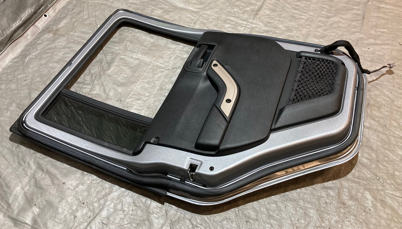 2011-2018 Jeep Wrangler JK Unlimited 4DR Driver Rear Door / Billet Silver Metallic JK010