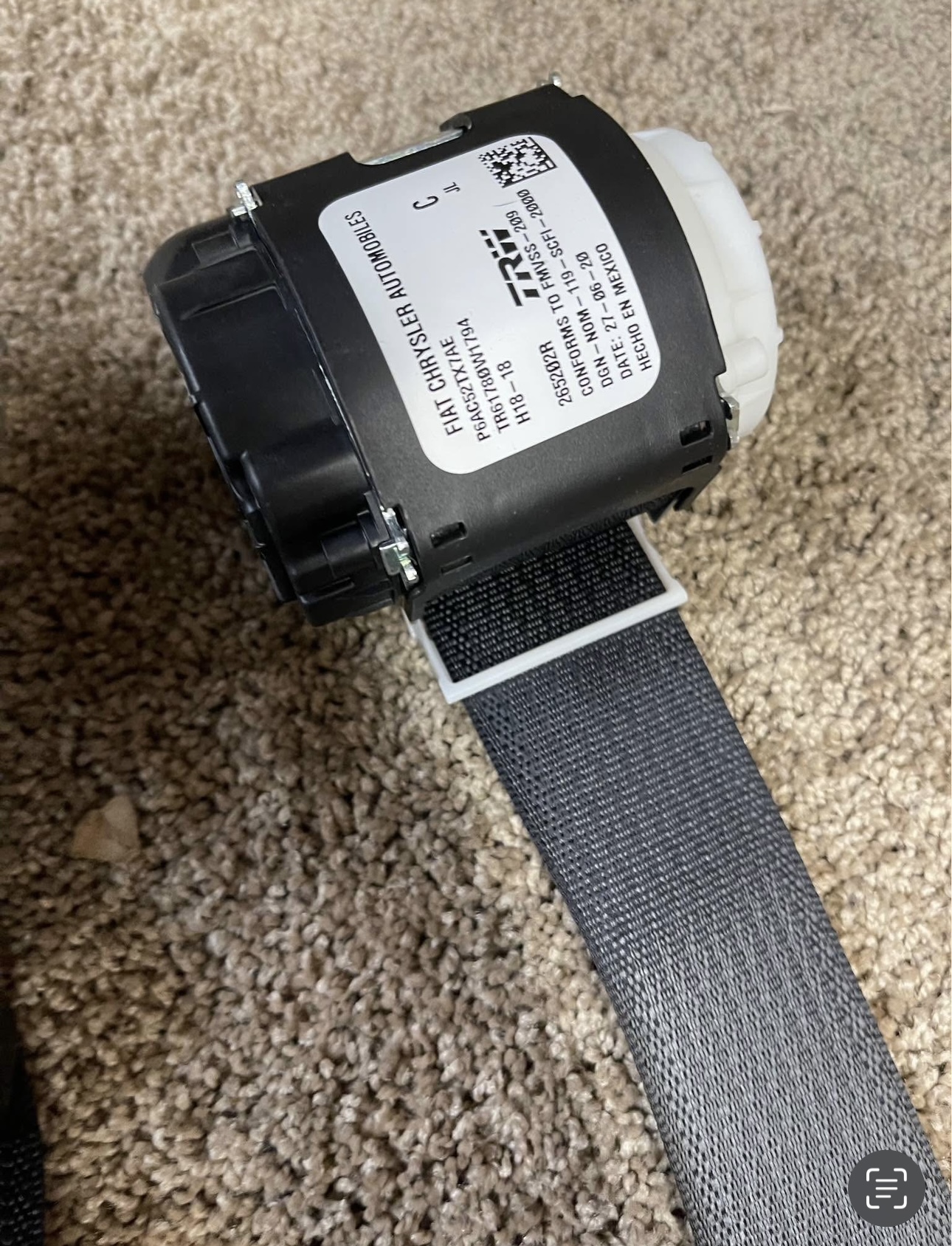 Jeep Wrangler JK Complete OEM Seat Belt Set