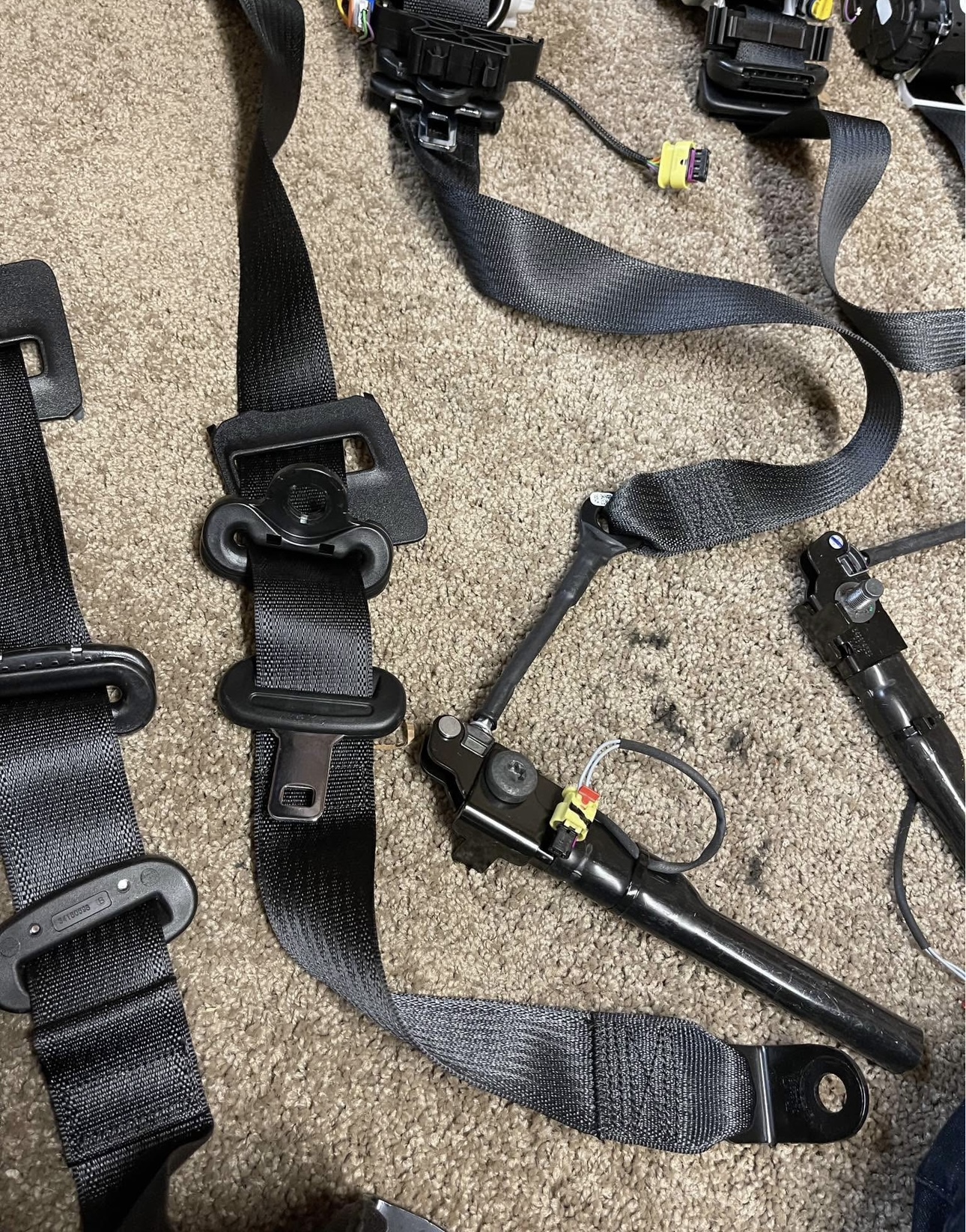 Jeep Wrangler JK Complete OEM Seat Belt Set