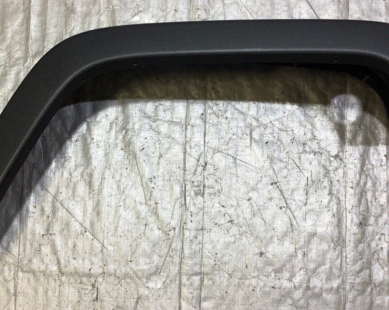 2007-2017 Jeep Wrangler JK Passenger Front Wheel Arch Flare / Textured Black / Black JK009