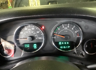 2016-2017 Jeep Wrangler JK Instrument Gauge Cluster / 56054392AF / JK012