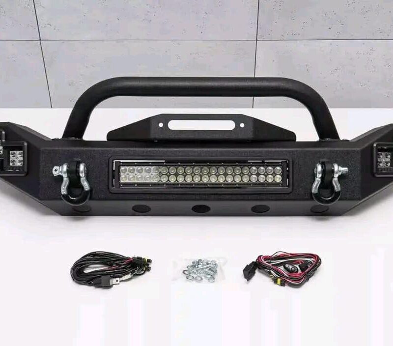 Jeep Wrangler JK Heavy-Duty Front Steel Bumper (2007–2018)