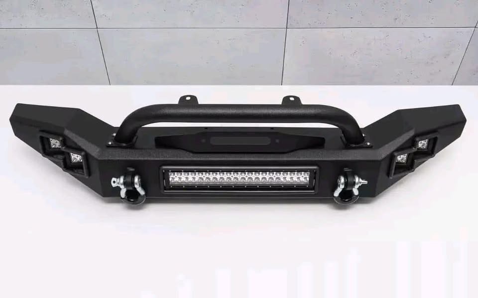 Jeep Wrangler JK Heavy-Duty Front Steel Bumper (2007–2018)