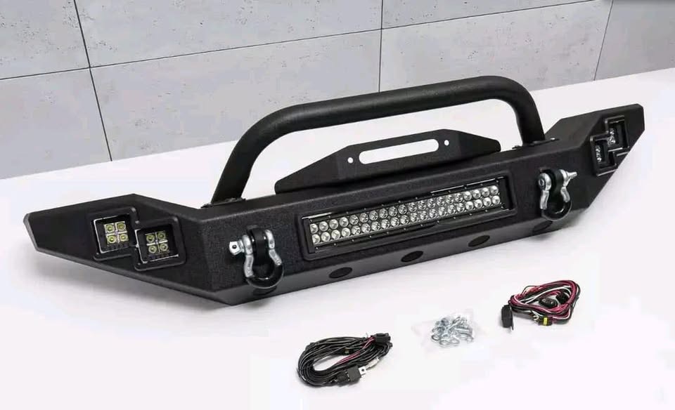 Jeep Wrangler JK Heavy-Duty Front Steel Bumper (2007–2018)