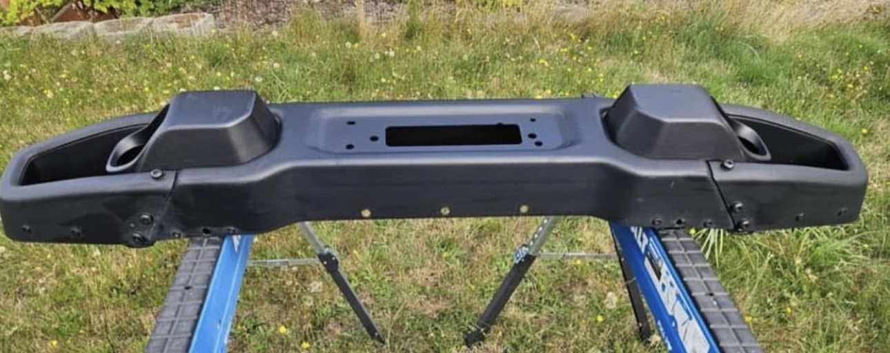 Jeep Wrangler JK JL-Style 3-Piece Front Bumper (2007–2018)