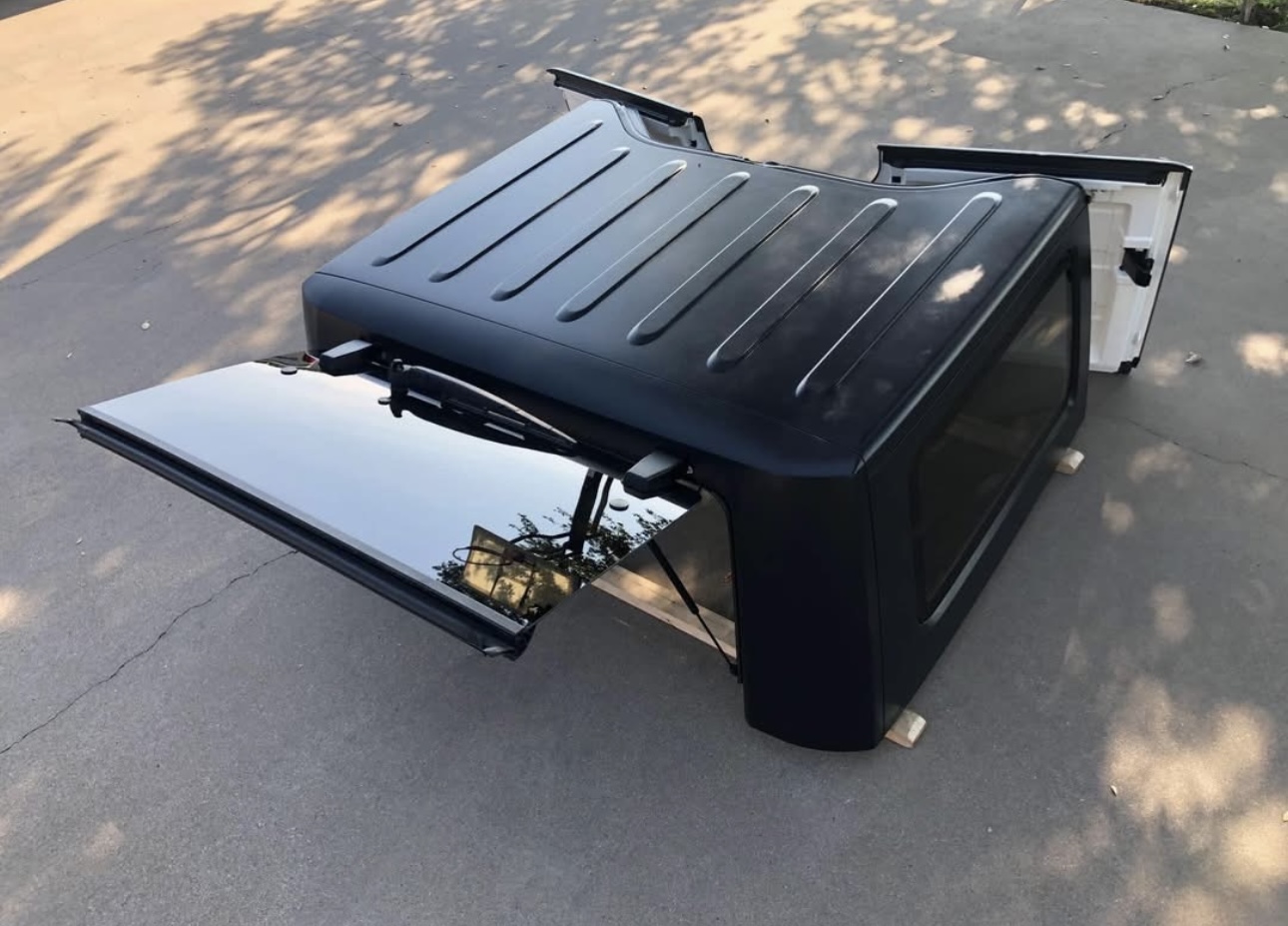 OEM hardtop for the Jeep Wrangler JK 2-Door.