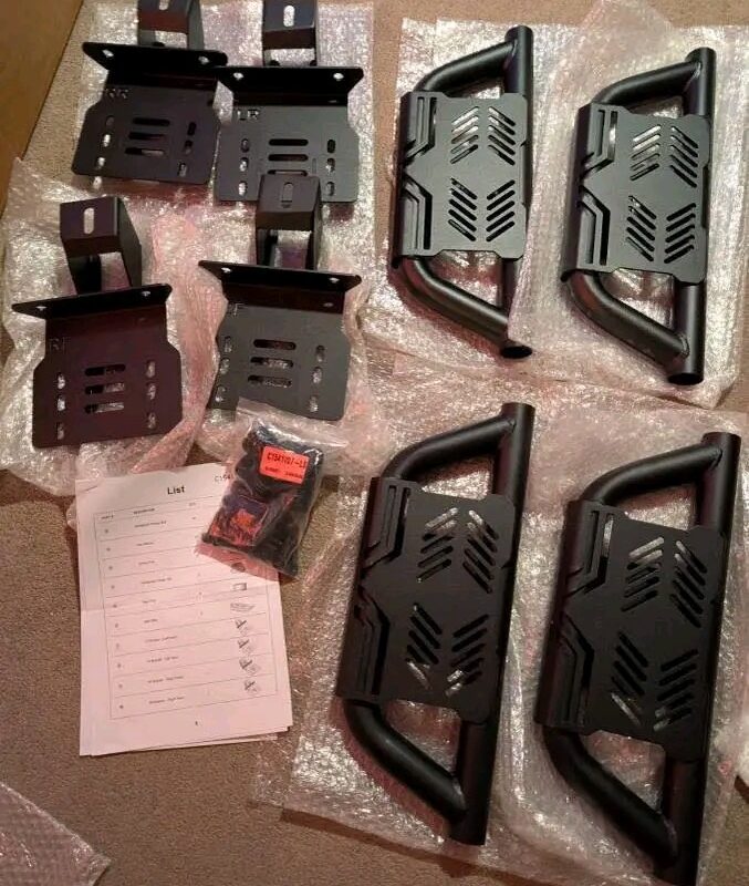 Broaddict EZ Side Steps – Complete Set Fits: 2018–2025 Jeep Wrangler JL (4-Door models)